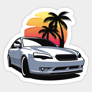 Gray Legacy GT Sunset Sticker